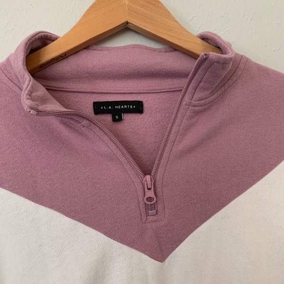 pacsun zip up green white and purple sweatshirt - Picture 3 of 6